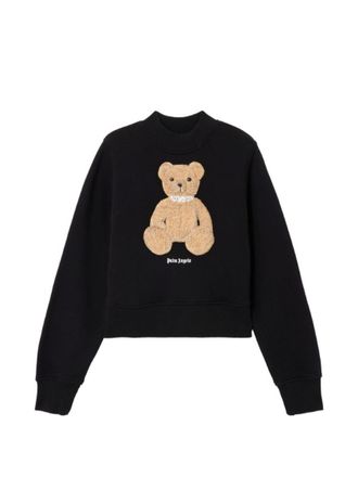 Palm Angels Black Crewneck Sweatshirt