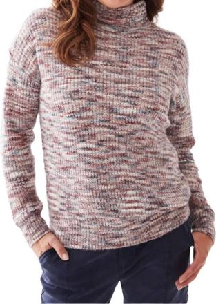 FDJ Mock Neck Sweater In Space Dye