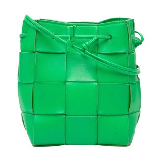 Bottega Veneta Bolso Cubo de Piel Tejida Pre-owned - Pre-owned - Mujer - Verde - ONE SIZE