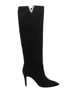 Via Roma 15 Via roma 15 black v suede pump boots