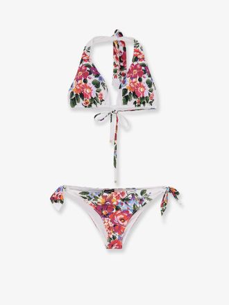 Dolce & Gabbana Bikini in nylon con stampa floreale - DOLCE & GABBANA - gender_Woman