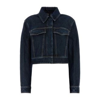 Sportmax Sportmax, Denim Jackets, female, Blue, Size: XL Denim Bormio Jacket