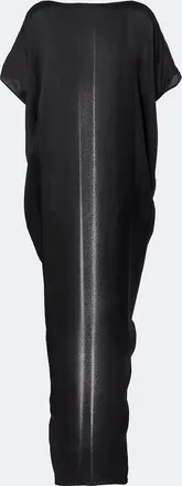Rick Owens Dagger printed satin maxi dress