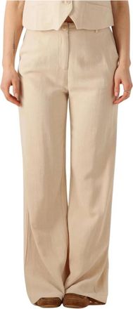 Ydence Ydence, Broeken, Dames, Beige, M, Beige Broek Nikki voor Vrouwen