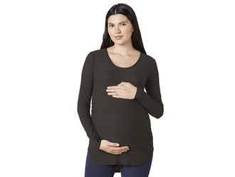 Beyond Yoga Featherweight Count On Me Maternity Crew Pullover Womens Clothing Darkest Night : SM, Elastane/Polyester/Spandex