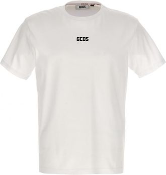 GCDS White Basic Logo T-shirt