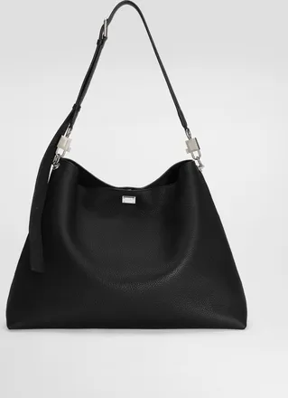 Dolce & Gabbana Vittoria Shoulder And Crossbody Bag In Calfskin - Man Crossbody Bags Black Onesize