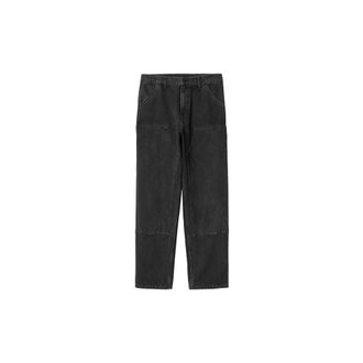 Carhartt Work in Progress Carhartt Wip, Loose-fit Jeans, male, Black, Size: W31 Double Knee Pant