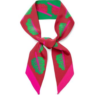Centinelle Glowing Chard Twilly Ribbon Scarf in Green at Nordstrom