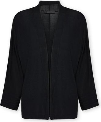Elena Miro Viscose Blend Cardigan - Dames - Vesten - Zwart - 2XL - Nylon - Truien & Vesten