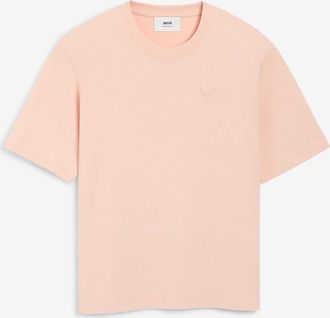 Ami Dickes Jersey-T-Shirt mit Logo