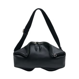 Alexander McQueen Manta Messenger Clutch - male - Alexander McQueen - Shoulder Bags - Black - ONE SIZE - Bags