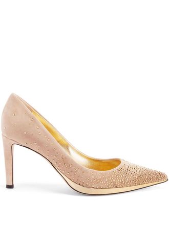 Giuseppe Zanotti Virgyn 85mm leather pumps - Neutrals