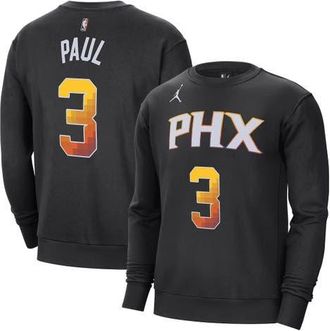 Jordan Brand Mens Jordan Brand Chris Paul Black Phoenix Suns Statement Name & Number Pullover Sweatshirt at Nordstrom, Size Xx-Large