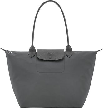 Longchamp Large Le Pliage One Nylon Shoulder Tote in Anthracite at Nordstrom