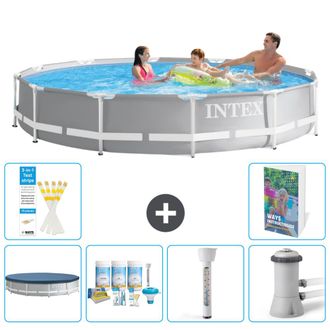 Intex Piscina Prism Frame Redonda - 366x76 Cm - 7-piezas S52