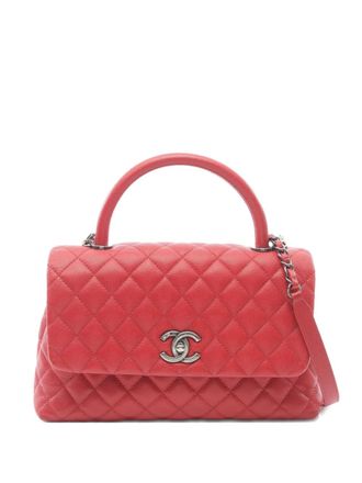 Chanel 2016s Coco Handle tote bag - women - Caviar Leather - One Size - Red