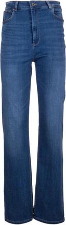 Fracomina Medium Wash Denim Push Up Effect Regular Jeans - Fp 23Sv 8050D40102 - Dames - Regular Fit Jeans - Blauw - W28 - Denim - Jeans