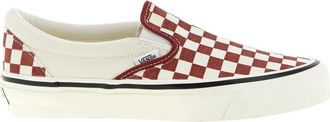 Vans Schoenen, Dames, Rood, 39 EU, Leer, Premium Classic Slip-On