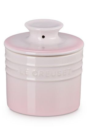 LE CREUSET Stoneware Butter Crock in Shell Pink at Nordstrom