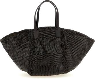 Dragon Diffusion Borsa Tote in Pelle Intrecciata - - Bags - Donna - Marrone - ONE SIZE