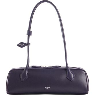 Alaia Le Teckel Medium Shoulder Bag in Aubergine at Nordstrom