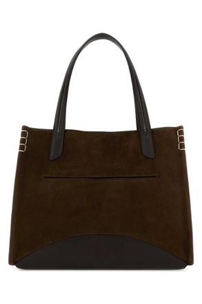 J.W.Anderson Brown suede Loafer shopping bag