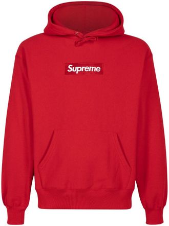 SUPREME Box Logo FW 23 cotton hoodie - Red