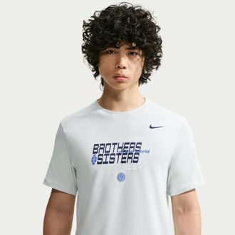 Nike Inter Milan Nike Mens Soccer T-Shirt in Blue | IB4096-496