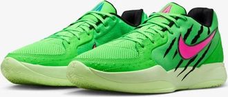 Nike Mens Nike JA 2 NRG NY IB8235-300 Sneaker Green Pink Basketball Shoes RHS6603