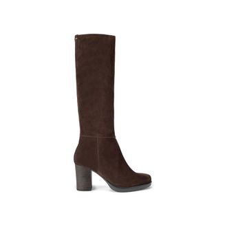 Carvela Womens Suede Silver Knee Boots - Brown - Size UK 9