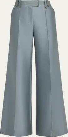 Zimmermann Valiant Structured Wide Flared Pants