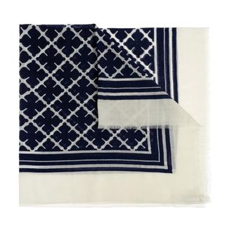 By Malene Birger Accessoires, Dames, Blauw, ONE Size, Wol, Cornelis Wollen Sjaal