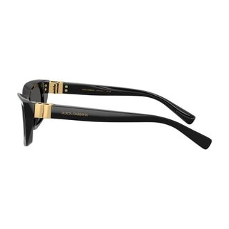 Dolce & Gabbana 0DG4532 Acetate Cat-Eye Sunglasses - Black