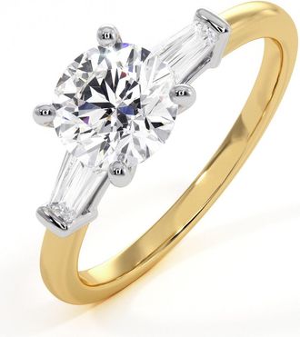 The Diamond Store Isadora GIA Diamond Engagement Ring 18KY 1.10ct G/VS1