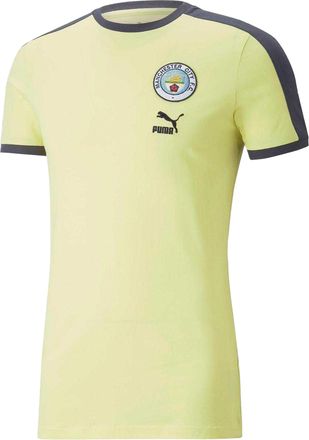 Puma Heren Ftblheritage T7 Manchester City FC T-shirt (Geel)