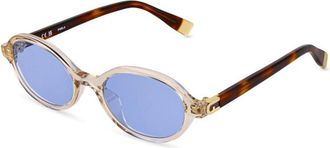 Furla SFU972 07T1 Mens Sunglasses Brown Size 51