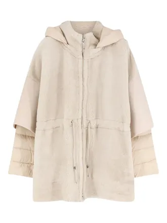 Moorer Cappotto con cappuccio - Toni neutri