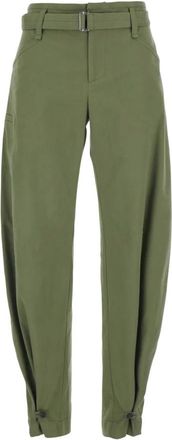 Semicouture Donna, Pantaloni, Verde, L, new