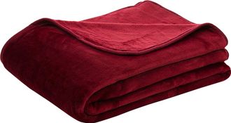 Gözze Wohndecke »Uni Decke aus recyceltem Polyester« Kuscheldecke