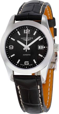 Longines Conquest Classic Automatic Black Dial Ladies Watch L2.285.4.56.3