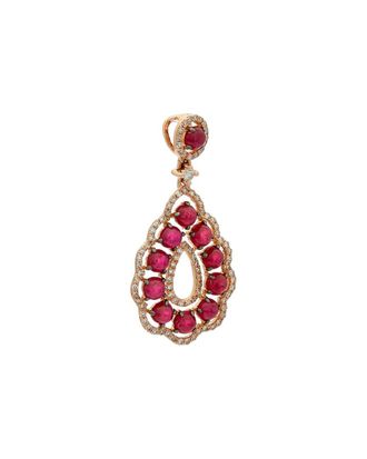 Diana M. Jewels Diana M 14K Rose Gold 2.15 ct. tw. Diamond & Ruby Enhancer