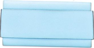 Hermès Portafoglio Passant in pelle Epsom 2017 - Blu