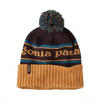 Patagonia Men Powder Town Beanie In Park Stripe: Dried Mango