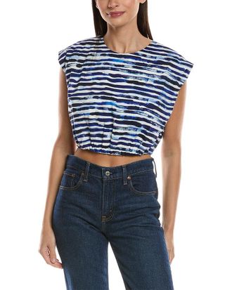 A.L.C. Billie Linen-Blend Top