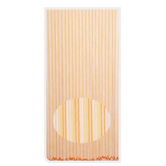 Trade Shop Trade Shop - Tenda Moschiera Antimosche Con Cordoncino Bicolore Arancio Bianco 120x230 Cm Tpl86 017395