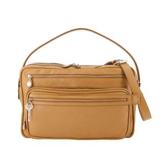 Acne Studios Tassen, unisex, Bruin, ONE Size, Leer, Camero Camera V Schoudertas