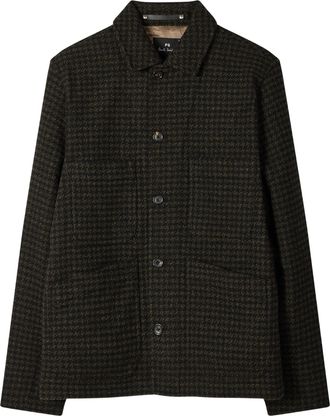 Paul Smith Dogtooth Wool-Blend Chore Jacket