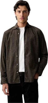 Marc O'Polo Corduroy overhemd - Heren - Overhemden - Bruin - Maat: M Corduroy