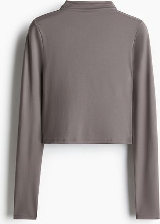 H&M Shirt mit Turtleneck - Grau